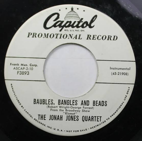 Jonah Jones - Baubles, Bangles And Beads