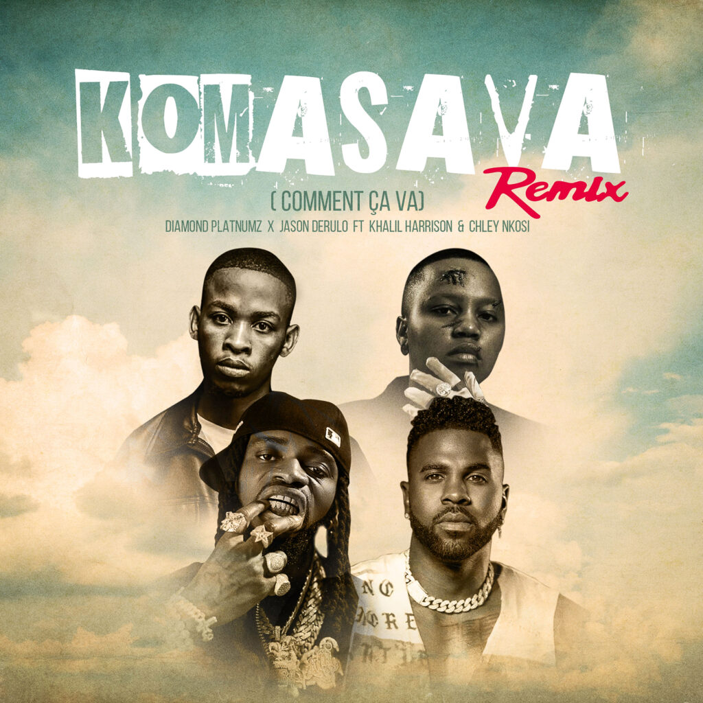 Diamond Platnumz – Komasava (Remix) Ft. Jason Derulo, Khalil Harrison &. Chley